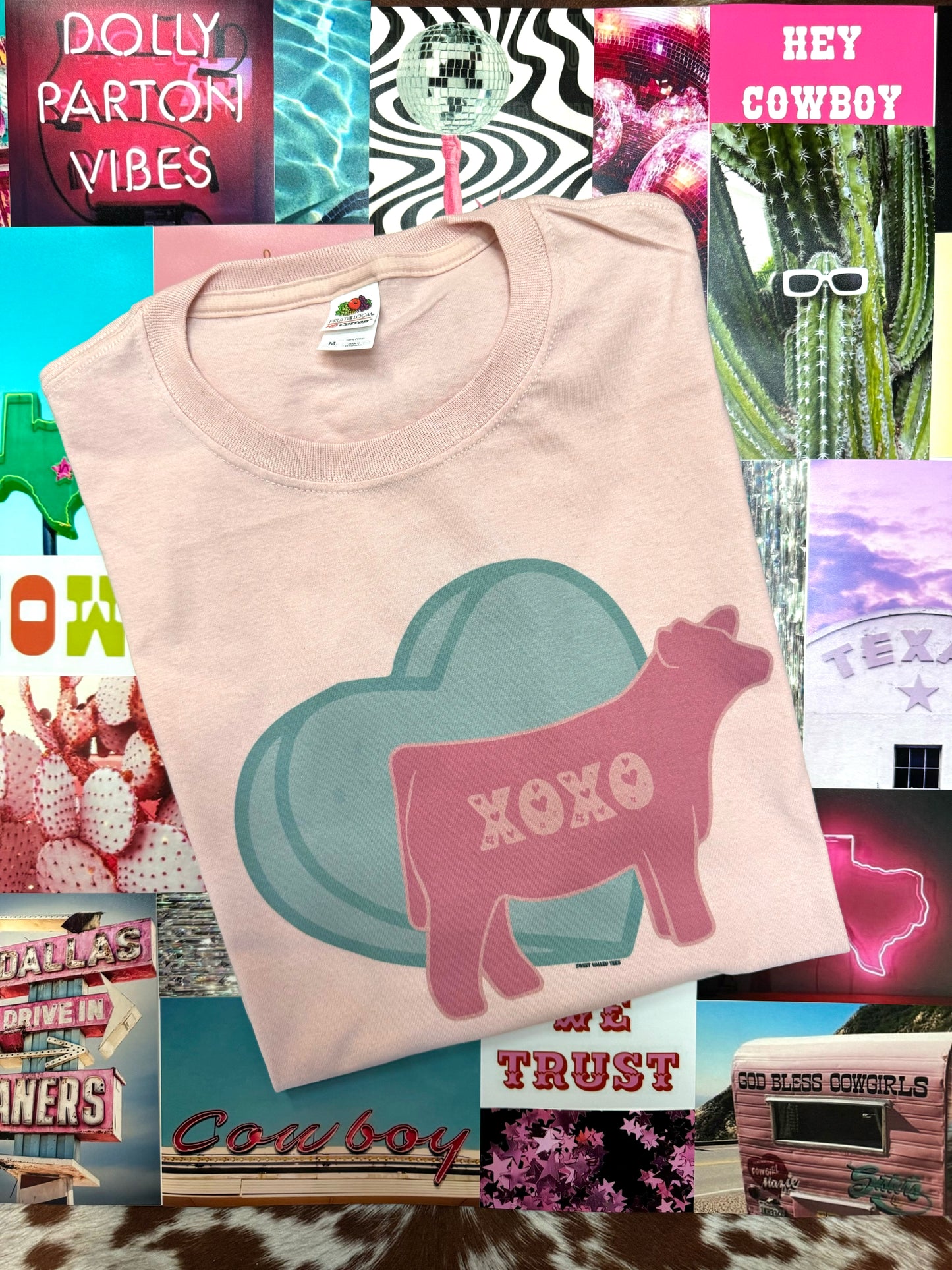 XOXO V-Day Sweet Blush Tee - Multiple Species Available!