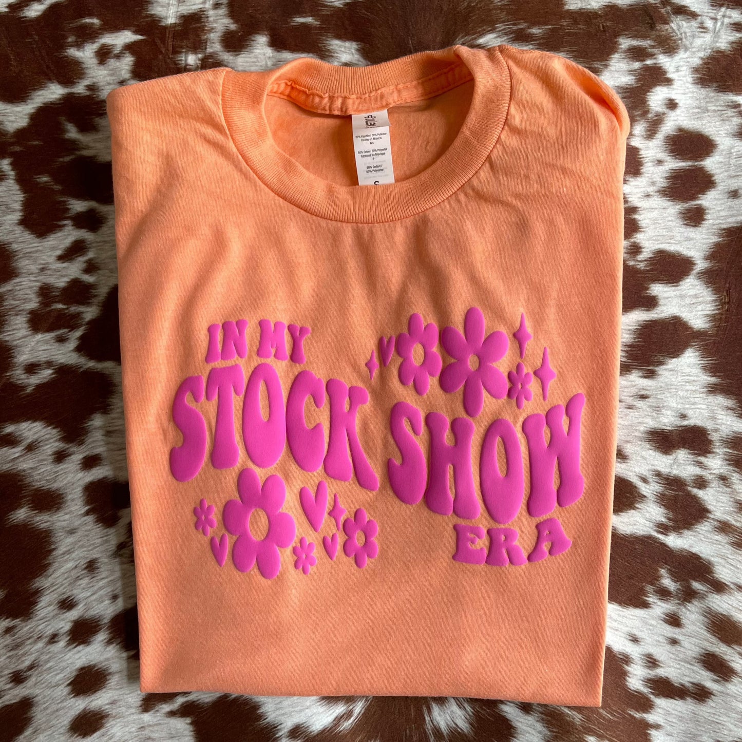 Pink PUFF In My Stock Show Era - Sherbert Tee