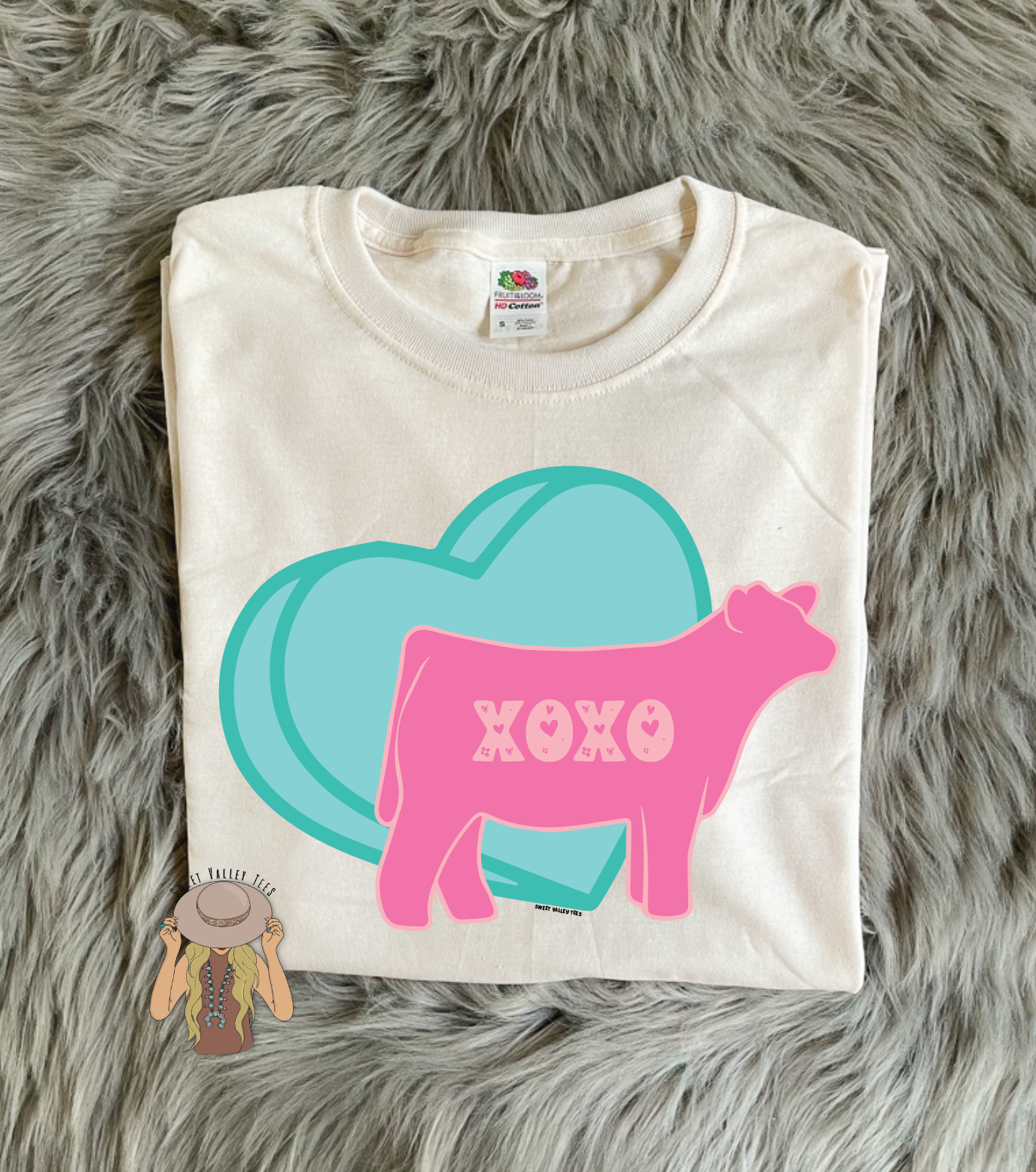 XOXO V-Day Tee - Show Steer