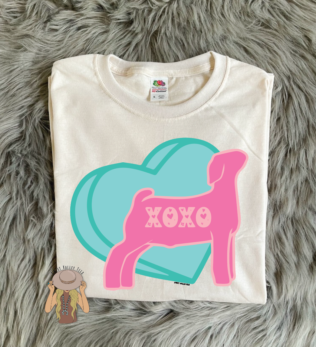 XOXO V-Day Tee - Show Goat