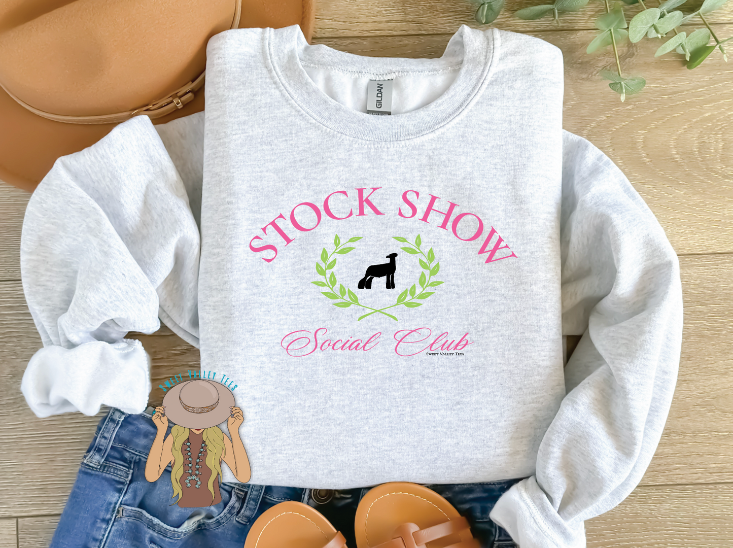 Stock Show Social Club - Crewneck - Lamb