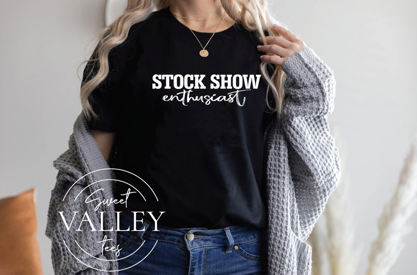 Stock Show Enthusiast Tee - Black