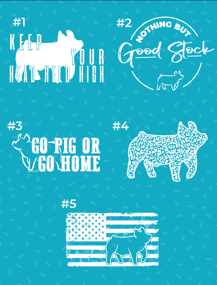 Create Your Own Tee! - Show Pig
