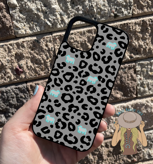 Leopard Pig Print Phone Case