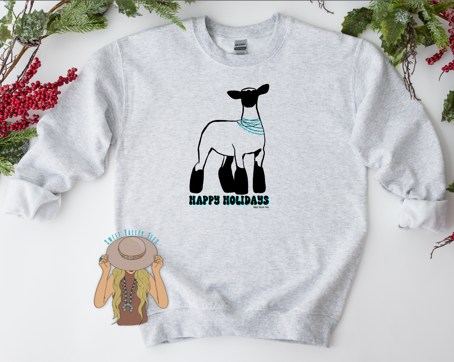 Holiday Show Lamb Crewneck