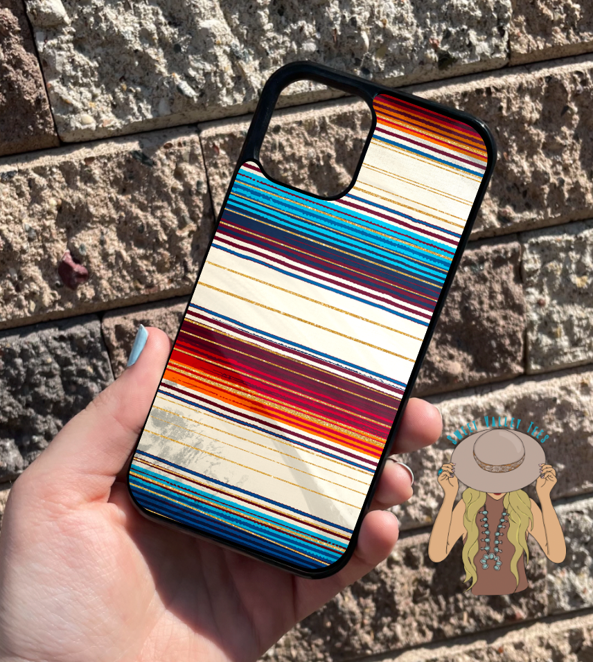 Horizontal Serape Print Phone Case
