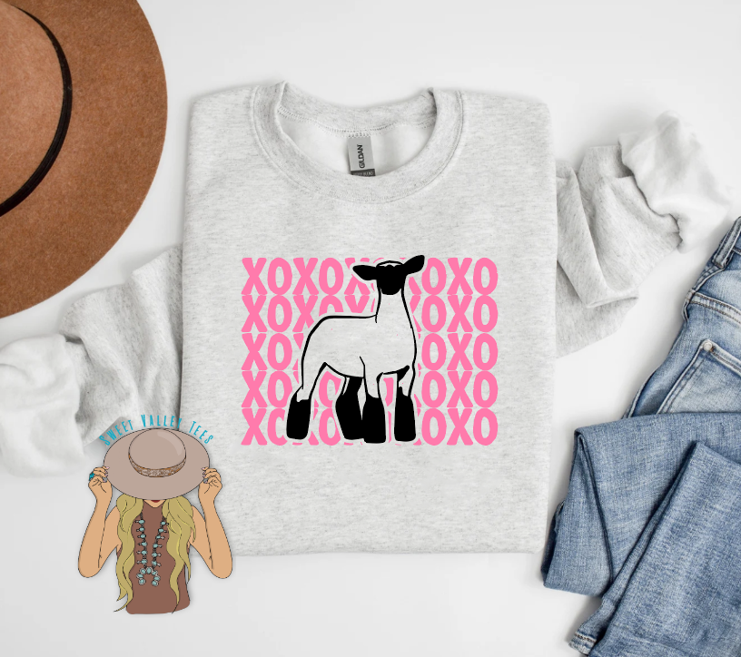 XOXO Lamb Crewneck