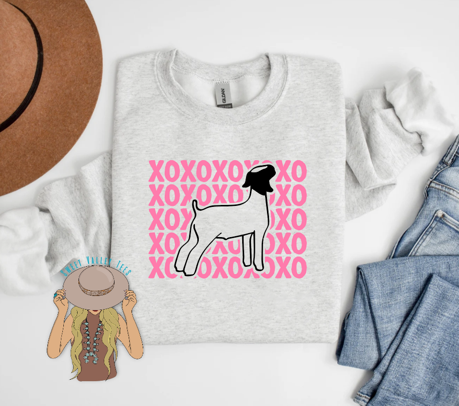 XOXO Goat Crewneck