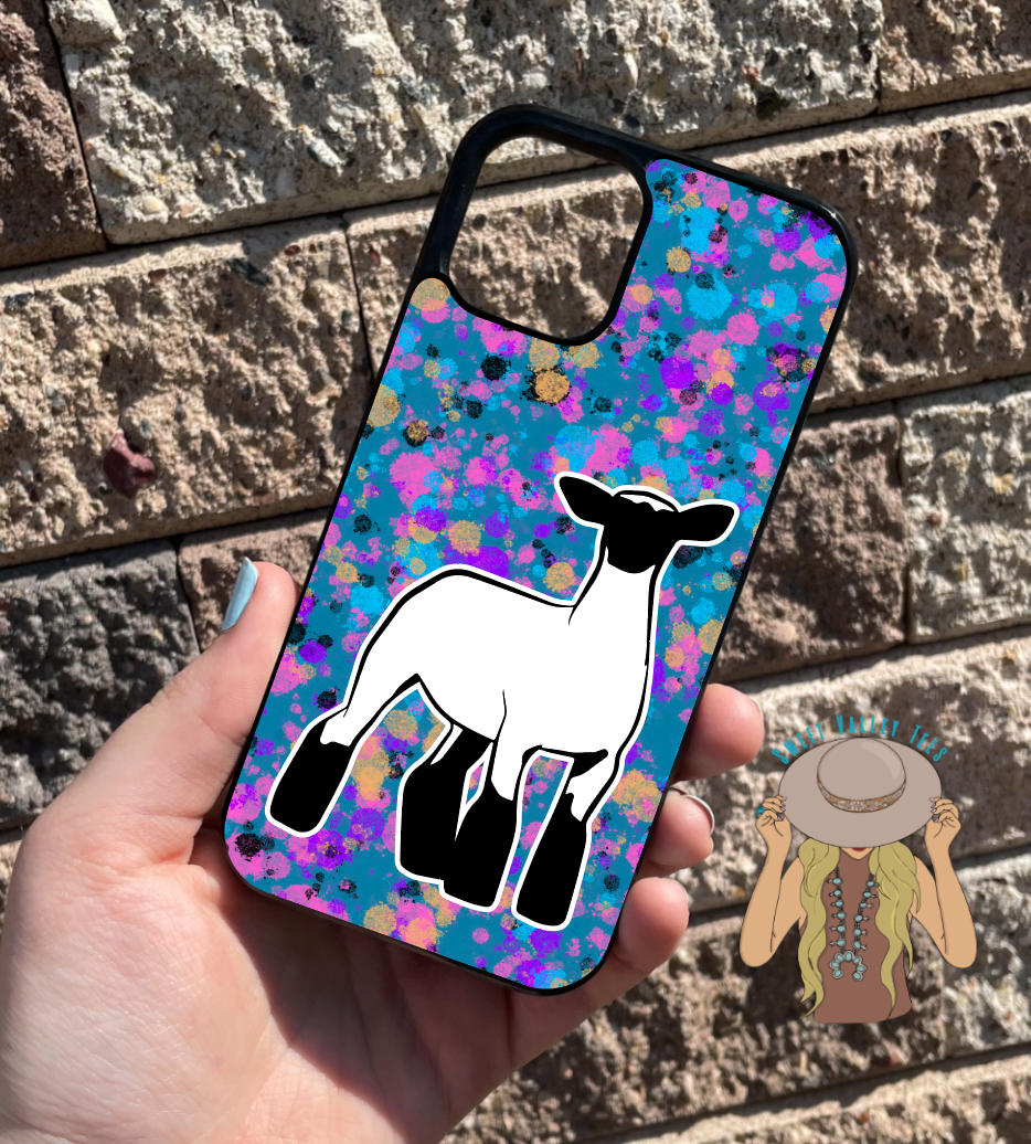 Paint Splatter Lamb Phone Case