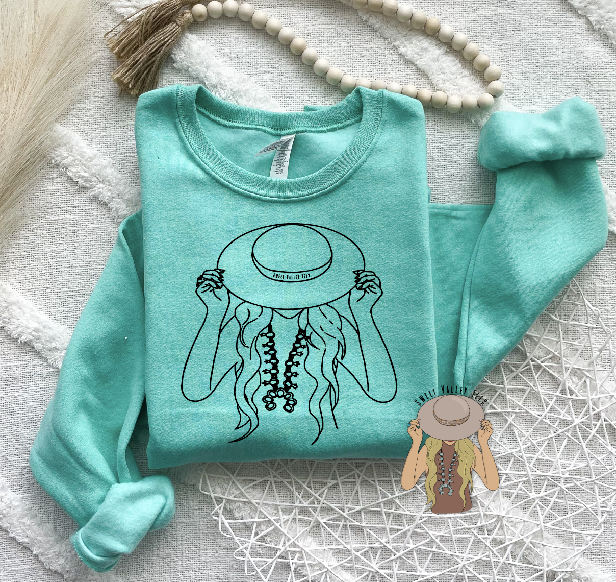 SVT Logo Crewneck - Cool Mint