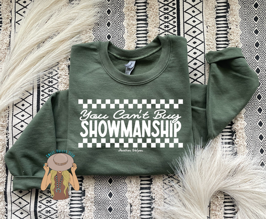 You Can't Buy Showmanship SVT x Heather Crewneck - Olive