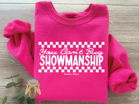 You Can't Buy Showmanship SVT x Heather Crewneck - Barbie Pink