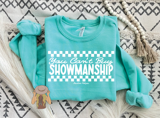 You Can't Buy Showmanship SVT x Heather Crewneck - Cool Mint