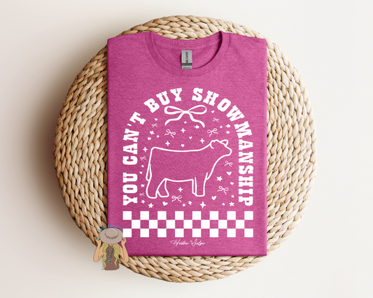You Cant's Buy Showmanship - Steer - Heather Raspberry