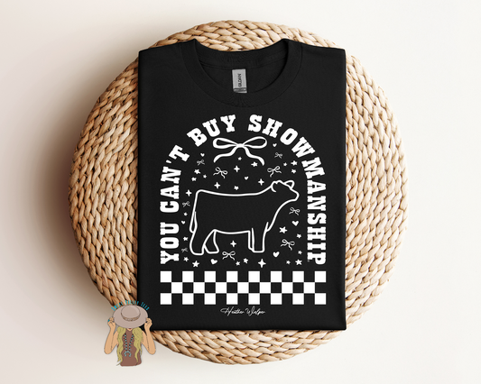 You Cant's Buy Showmanship - Steer - Black