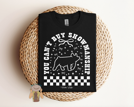 You Cant's Buy Showmanship - Pig - Black