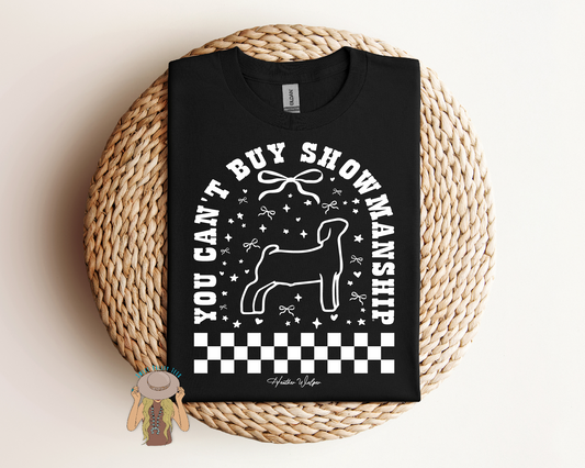 You Cant's Buy Showmanship - Goat - Black