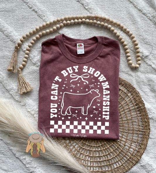 You Cant's Buy Showmanship - Steer - Mauve
