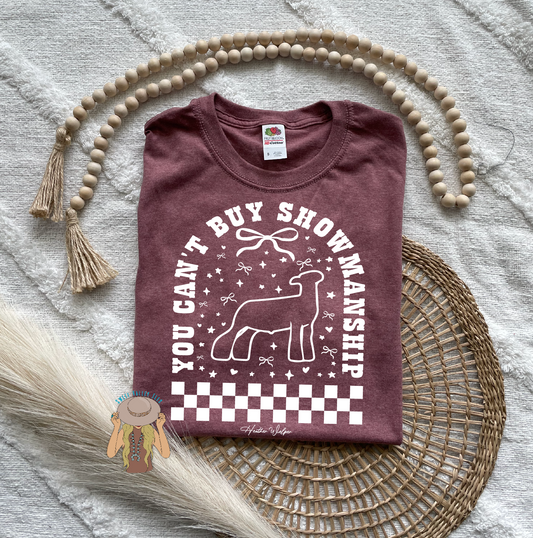 You Cant's Buy Showmanship - Lamb - Mauve