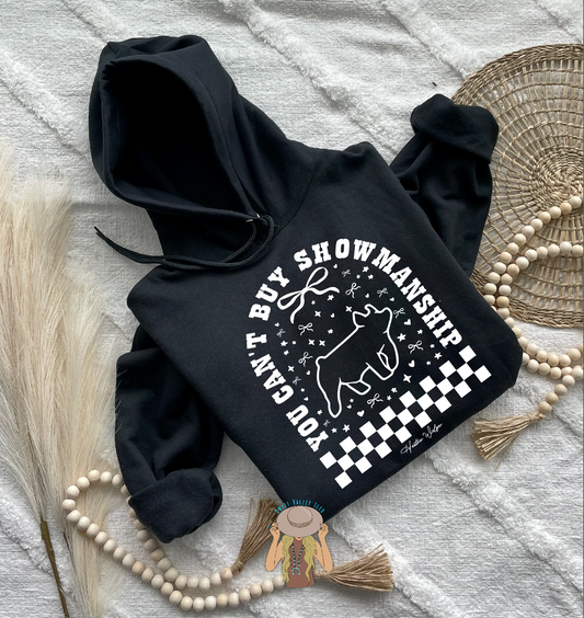 You Can't Buy Showmanship - Pig - Hoodie - Black