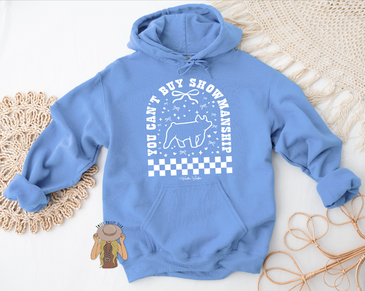 You Can't Buy Showmanship - Pig - Hoodie - Carolina Blue