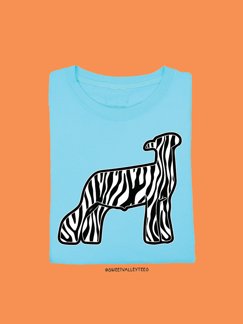 Zebra - Aqua