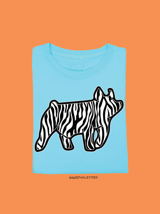 Zebra - Aqua