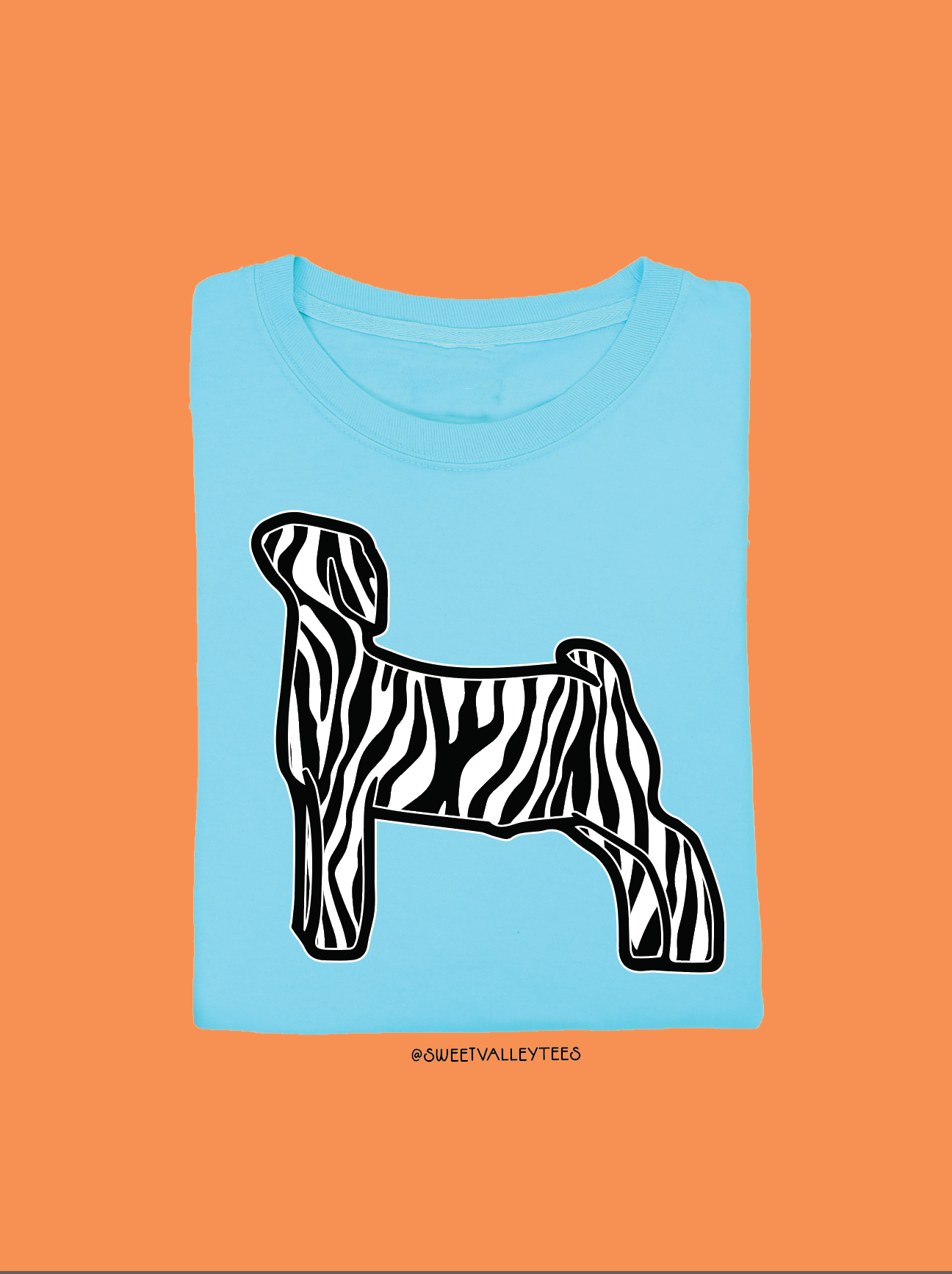 Zebra - Aqua