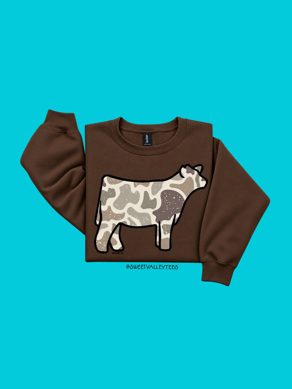Camo - Crewneck - Chocolate
