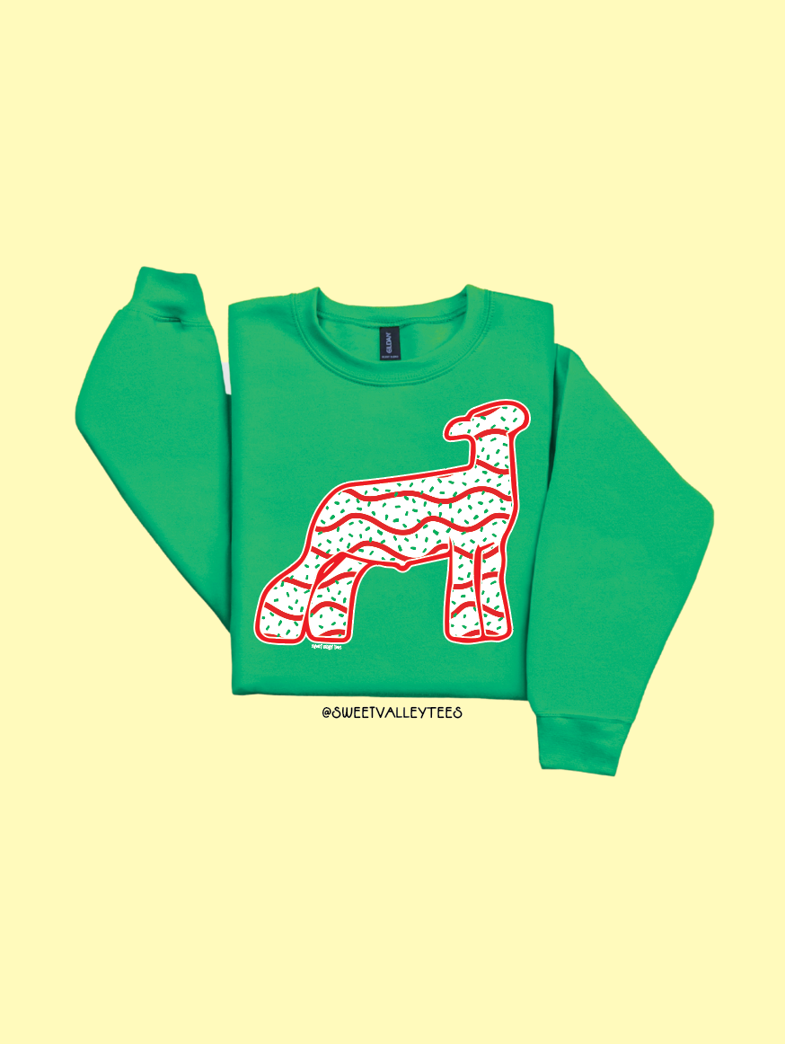 Christmas Cake - Crewneck - Green