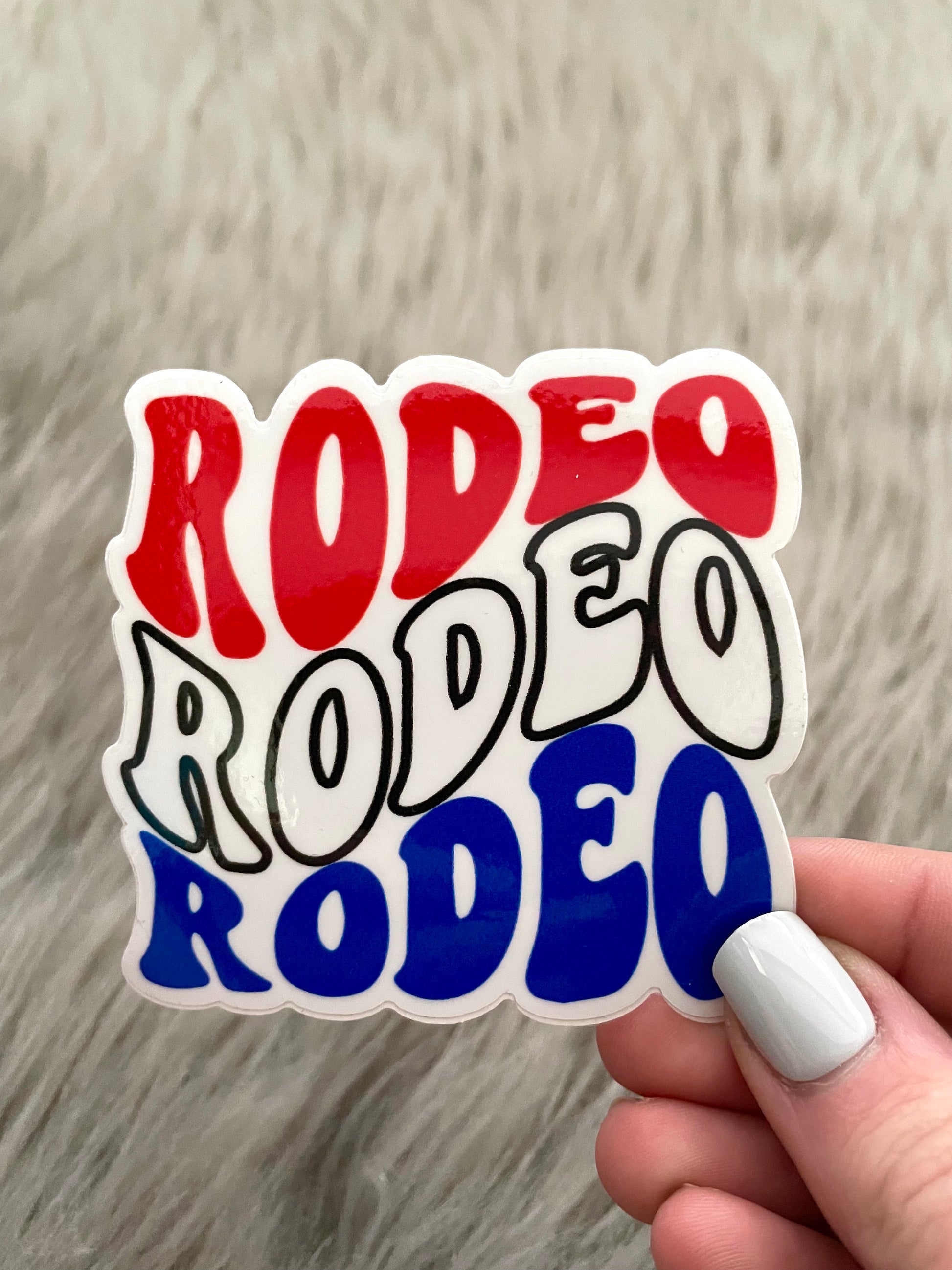 Rodeo Rodeo Rodeo Sticker โ Sweet Valley Tees