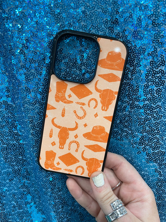 Orange Western Phone Case