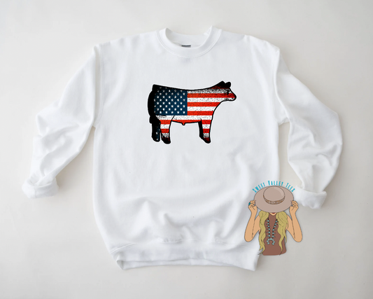 American Steer Crewneck Sweatshirt