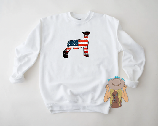 American Show Lamb Crewneck Sweatshirt
