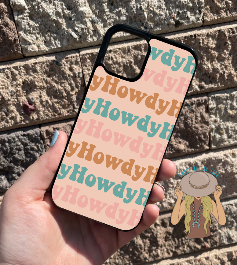 Pastel Howdy Phone Case
