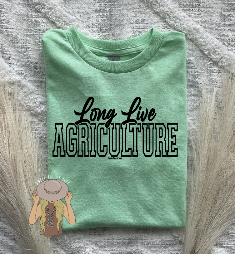 Long Live Agriculture Tee - Mint