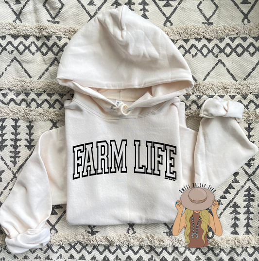 Farm Life - Sweet Cream Hoodie